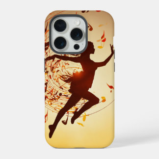 Coque iPhone 15 Pro Étui de téléphone Harmonic Vibes Music