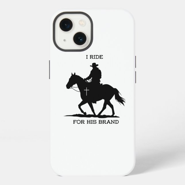 Coque iPhone Étui de téléphone I Ride (Verso)