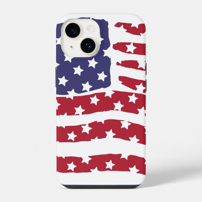 Coque iPhone Étui de téléphone iPhone Case-Mate avec drapeau am (Verso)