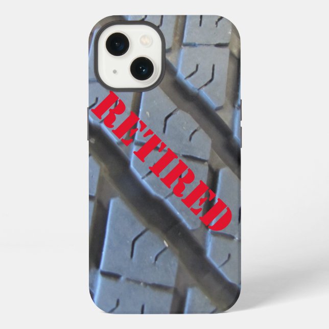 Coque iPhone Étui de téléphone iPhone pour la retraite difficil (Verso)