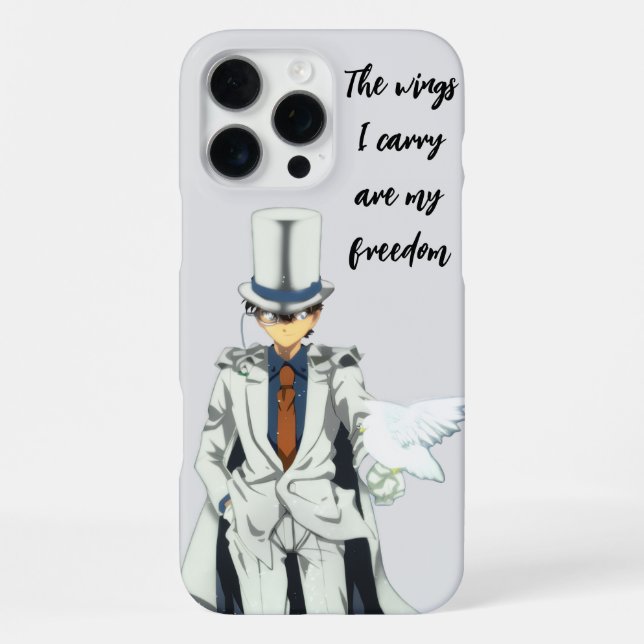 Coque iPhone Étui de téléphone | KAITO KID (Verso)