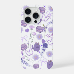 Coque iPhone 15 Pro Étui de téléphone Lavande Fantaisie
