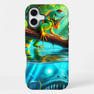 Coque iPhone 16 Plus Étui de téléphone Lézard et Monstre