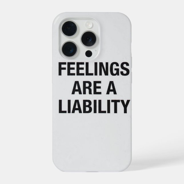 Coque iPhone Étui de téléphone Liability Meme Humour financier  (Verso)