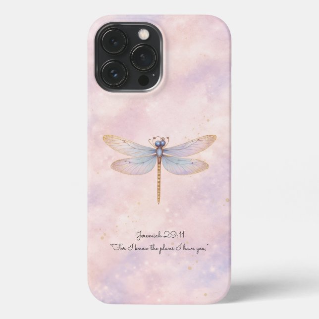 Coque iPhone Étui de téléphone Libellule (Verso)
