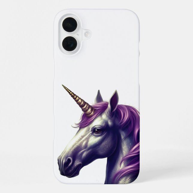 Coque iPhone Étui de téléphone Licorne (Verso)