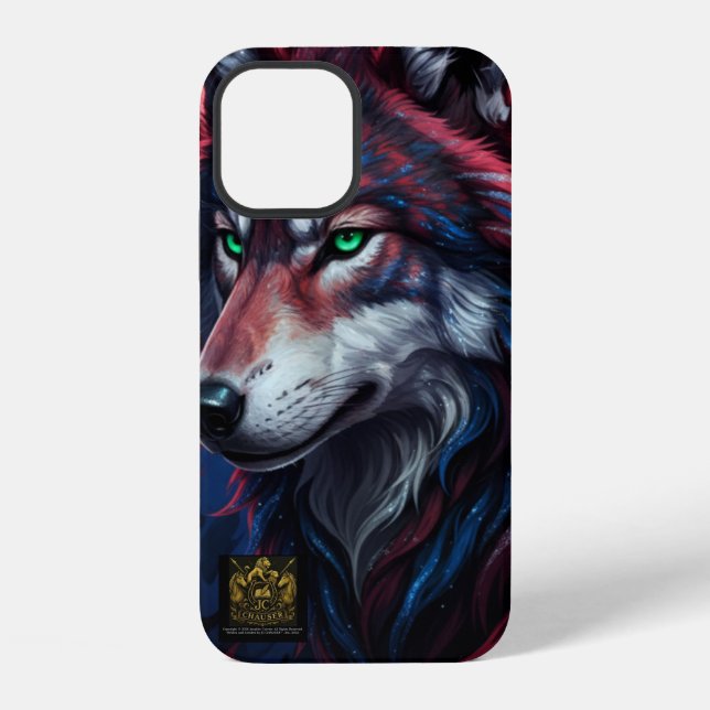 Coque iPhone Étui de téléphone Loup (Verso)