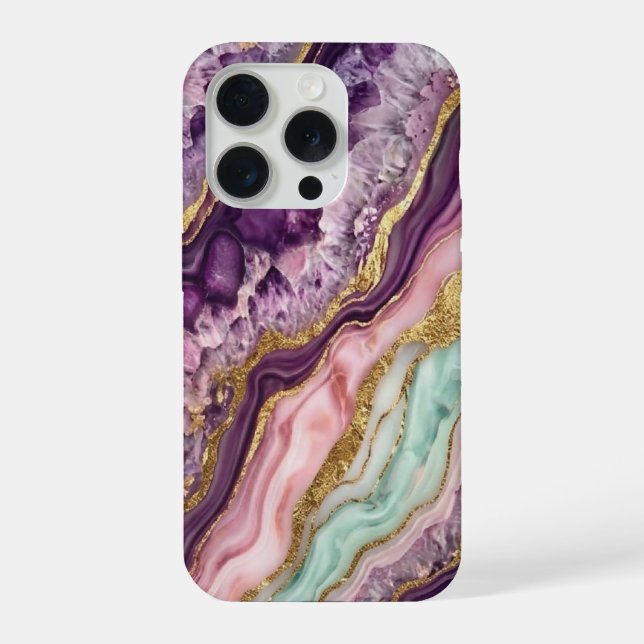 Coque iPhone Étui de téléphone Magic Violet (Verso)