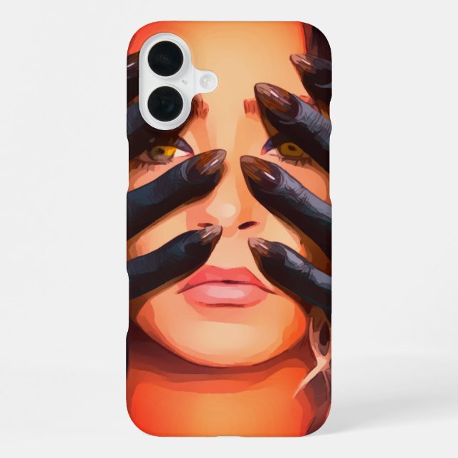 Coque iPhone Étui de téléphone Mains Maléfiques (Verso)