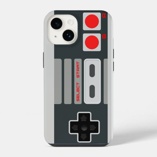 Coque iPhone Étui de téléphone manette NES (Verso)