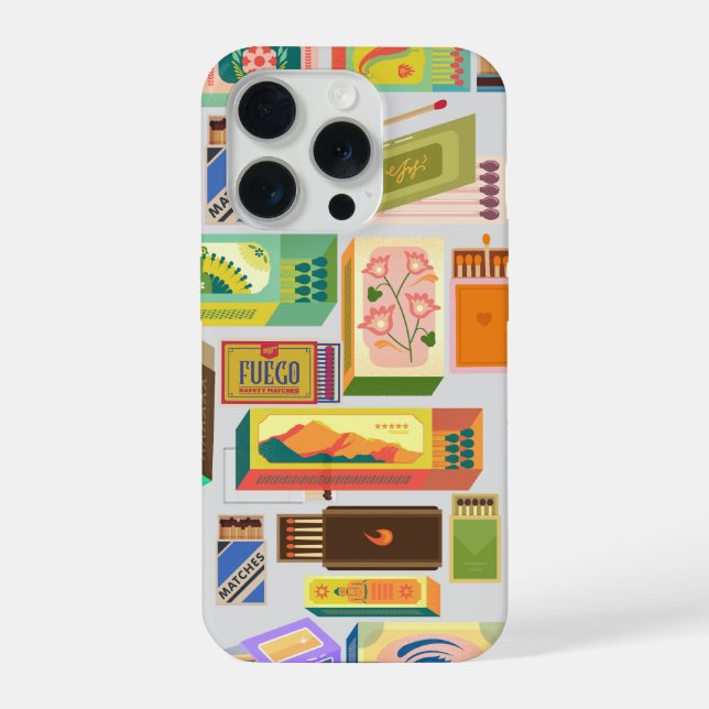 Coque iPhone Étui de téléphone Matchbox (Verso)