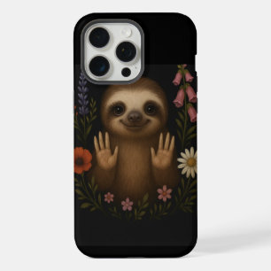 Coque iPhone 15 Pro Max Étui de téléphone mignon paresseux