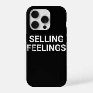 Coque iPhone 15 Pro Étui de téléphone minimal Vendre des sentiments Hu