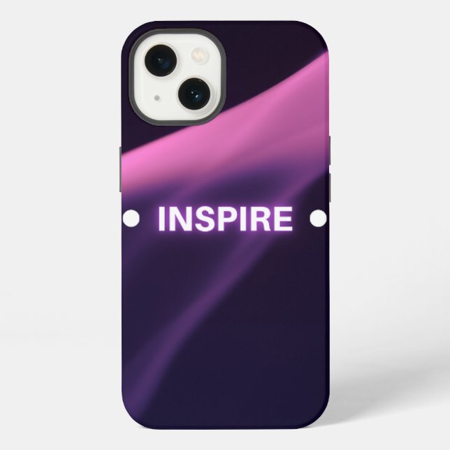 Coque iPhone Étui de téléphone motivant inspirant. (Verso)