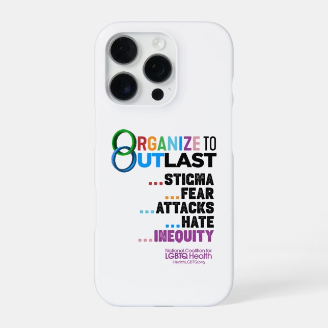 Coque iPhone Étui de téléphone Organisez-vous pour durer (Verso)