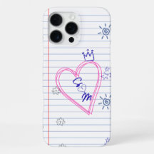Étui de téléphone personnalisable Notepad Scribble