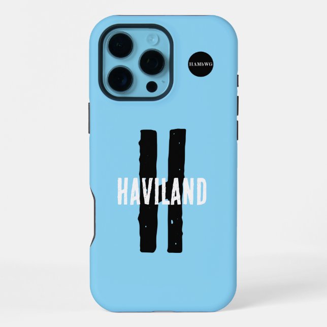 Coque iPhone Étui de téléphone personnalisé HAMbWG (Verso)