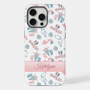 Coque iPhone 15 Pro Max Étui de téléphone personnalisé pour infirmière en