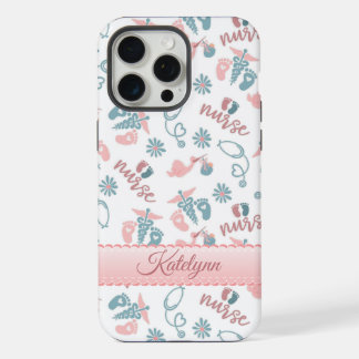 Coque iPhone 15 Pro Max Étui de téléphone personnalisé pour infirmière en