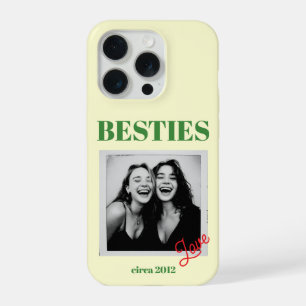 Coque iPhone 15 Pro Étui de téléphone personnalisé pour meilleure amie