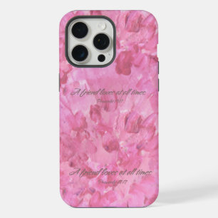 Coque iPhone 15 Pro Max Étui de téléphone Pivoine Rose - Un ami aime
