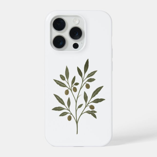 Coque iPhone Étui de téléphone Plante et Fruits (Verso)