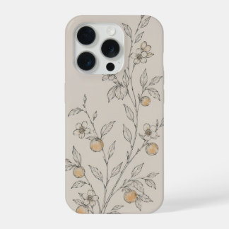 Coque iPhone 15 Pro Étui de téléphone Plantes et Fleurs