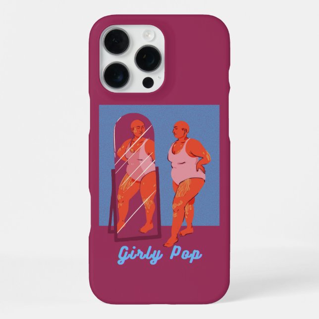Coque iPhone Étui de téléphone pop girly (Verso)