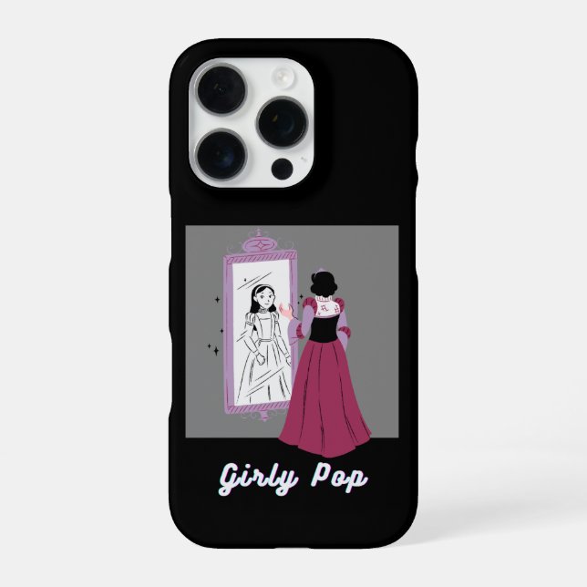 Coque iPhone Étui de téléphone pop girly (Verso)