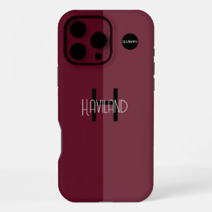 Coque iPhone 16 Pro Max Étui de téléphone portable à design abstrait HAMbW