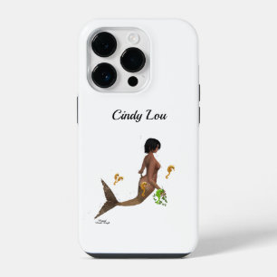 Coque Pour iPhone 14 Plus Étui de téléphone portable avec jolie sirène et hi