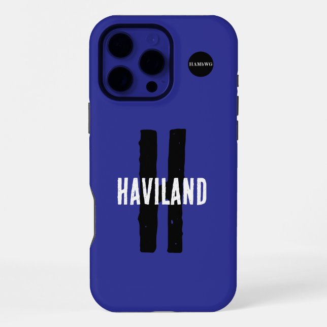 Coque iPhone Étui de téléphone portable personnalisé HAMbWG (Verso)