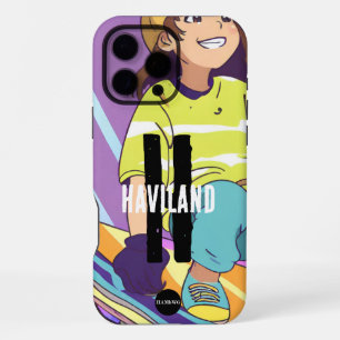Coque iPhone 16 Pro Max Étui de téléphone portable personnalisé pour fille