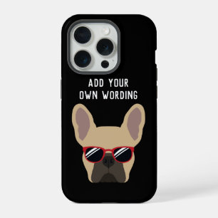 Coque iPhone 15 Pro Étui de téléphone pour Bouledogue Français Fauve