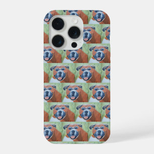 Coque iPhone 15 Pro Étui de téléphone pour chien Boxer