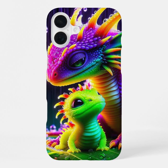 Coque iPhone Étui de téléphone pour créatures de fantaisie (Verso)