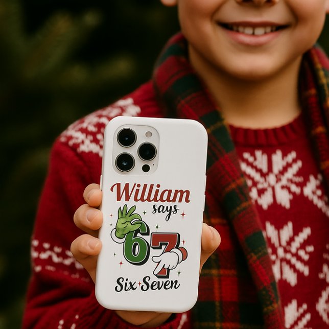 Coque iPhone Étui de téléphone pour les fêtes - tendance 6•7 (Créateur téléchargé)