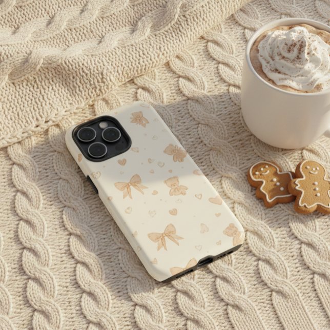 Coque iPhone Étui de téléphone pour l'hiver confortable | Esthé (Créateur téléchargé)
