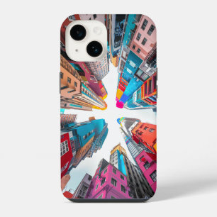Coque Pour iPhone 14 Étui de téléphone pour ville moderne et vibrante p