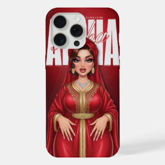 Coque iPhone 15 Pro Max Étui de téléphone Reine Diva marocaine personnalis