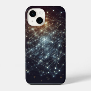 Coque Pour iPhone 14 Étui de téléphone Réseau Neural Cosmique - Étoile 