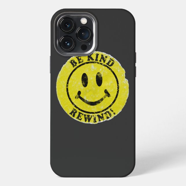 Coque iPhone Étui de téléphone rétro Be Kind Rewind de location (Verso)