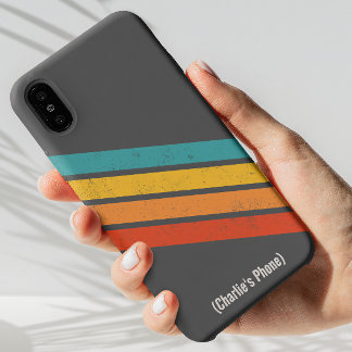Coque iPhone 12 Pro Étui de téléphone rétro personnalisable Design min