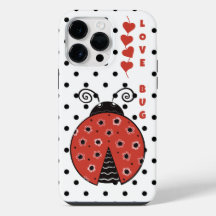 Étui de téléphone robuste Love Bug Ladybug