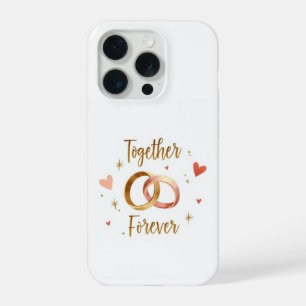 Coque iPhone 15 Pro Étui de téléphone romantique Ensemble pour toujour