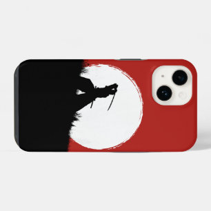 Coque Pour iPhone 14 Étui de téléphone Soleil Silhouette Guerrier Samou