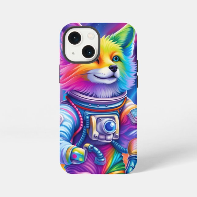 Coque iPhone Étui de téléphone Space Fox #2  (Verso)
