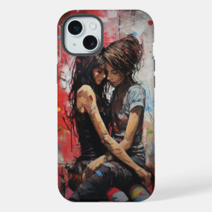Coque iPhone 15 Plus Étui de téléphone Street Art Coloré