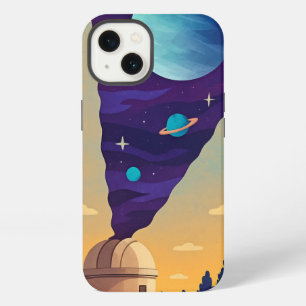 Etui iPhone 13 Étui de téléphone Surreal Space Observatory – Fan