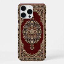 Étui de téléphone tapis persan rouge classique – M